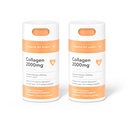 Health by Habit Colagen Supliment 2 Pack (120 capsule) - Vitamina C & Vitamina E, 2000 mg, Colagen Peptide, Absorbţie superioară, Suport pielea ta, Non-GMO, Zahăr gratuit (2 ambalaj)