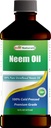 Cele mai bune naturale 100% ulei pur Neem, 100% presat rece și nerafinat - 16 OZ (1 flacon)