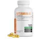 Bronson Vitamina A 10000 UI Premium Formula non-GMO susține viziune sănătoasă și sistemul imunitar și creștere sănătoasă & Reproduction, 180 Softgels