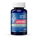 Bliss Multivitamine prenatale mami cu fier şi acid folic, susţine dezvoltarea copilului + sistemul imunitar mama şi nivelurile de energie w/ B vitamine şi probiotice, Vegan & Gluten gratuit (45 Servings)