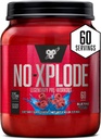BSN N.O.-XPLODE Pre Workout Pulbere, Suplimentul energetic pentru bărbaţi şi femei cu Creaţie şi Beta-Alanină, Aroma: Blue Raz, 60 Servings
