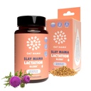 OAT MAMA Suplimentul de alăptare organică - "Omorâţi Mama" Binecuvântate capsule de Thistle & Schinduf - Alăptarea Herbal Blend, Suport Postpartum pentru Alaptarea mamelor