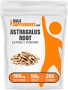 BulkSupplements.com Astragalus Extract pulbere - Astragalus Root Powder, Herbal Supplement - Vegan & Gluten Free, 500mg per Serving, 100g (3.5 oz) (Pachet de 1)