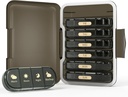 Weekly Pill Organizator 4 ori pe zi, 7 zile Pilula cutie 4X, portabil pentru Pilula de călătorie caz pentru pastile / Vitamina / ulei de pește/medicatie / Suplimente (4x7 negru)