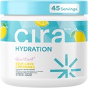 Cira Hydration Powder x Alicia McCarvell's Electrolyte Drink Mix cu Himalayan Sare pentru Deshidratare și Recuperare - Self Love Lemonade, 45 Serviri