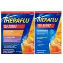 Theraflu Max Putere de zi cu zi și de noapte Flu Symptom Relief Honey Lemon Aroma de pulbere & Flu Symptom Relief Honey Lemon Powder, 6 Daytime + 6 Nighttime, & 6 Honey Lemon Aroma de praf Pachete