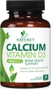 Suplimentul de calciu 1200 mg - cu vitamina D3 pentru cea mai bună absorbţie - susţine sănătatea imună, oasele şi dinţii - carbonatul de calciu al naturii + 1600 UI de D3 - îmbuteliat în SUA pentru femei şi bărbaţi - 60 comprimate
