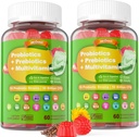 Vegan Probiotice Gumiile pentru femei si barbati - Fiber Prebiotics Suplimente 