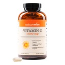 NatureWise Vitamina C 1000mg Capsule - Extra Putere Vitamina Vegan C pentru suport zilnic antioxidant si imun - non-GMO, Statele Unite ale Americii fabricate - 360 capsule[360-Day Support]