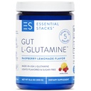 Essential Stacks Gut L-Glutamine Powder - Exclusiv Made in USA - Pure L Glutamine Powder for Gut Health (50 Servings, Raspberry Lemonade)