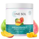 Un Sol Pre-Workout pentru femei, Enhanced Pump & Focus, Nu Jitters sau Crash, Ingrediente naturale, 100% Vegan, Gluten Free & Soy Free, (Mango Guava)
