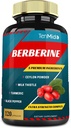 Berberine Extract capsule, 4 luni de aprovizionare & Ceylon, Thistle lapte, Turmeric, negru Pepper 