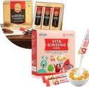 Saponin Hanppuri Immune and Stamina Boost + VITA Ginseng pentru copii Suport imun și funcția de memorie pentru copii Bundle Premium