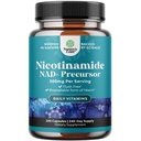 Vitamina B3 Niacinamida capsule 500 mg - Mitocondriale energie şi potent supliment de piele - AKA Vitamina B3 Niacin 500 mg Flush Free şi nicotinamida 500 mg - Flush Free Niacin Supliment - 240 Număr