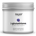 Ultra High Force L-Glutatione 98% Supliment pentru Skin luminos - Suplimente Colagen pentru Femei si Barbati - 500 mg Formula concentrata, Supliment L-Glutatione redus - 60 capsule
