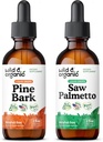 Scoarță de pin sălbatic și organic 2 fl oz & Saw Palmetto Tincture 2 fl oz