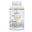 Nordic Naturals ProOmega 2000-D, Lemon Flavor - 90 Soft Gels - 2150 mg Omega-3 + 1000 UI D3 - Ultra ulei de pește de înaltă calitate - EPA & DHA - Brain, Heart, & Immune Health - Non-GMO - 45 Servings