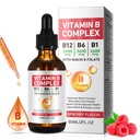 Vitamina B lichid complex, vitamina Vegan B12 picături lichide 