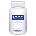 Pure Encapsulations Alpha Lipoic Acid 200 mg - 200 mg ALA - Liver & Antioxidant Support* - for Nerve Health & Carb Metabolism - Vegan & Non- GMO Supplement - 120 capsule