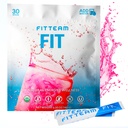 FITTEAM Fit stick-uri de energie organică și wellness Beverage - Energetic Energetic Drink Mix - Focus mental, energie și metabolism Boost - suport de mood și antioxidanți - 30 Pachete individuale înfășurate