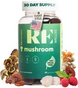 Super ciuperci gume I Sugar gratuit Organic Daily I Chaga Cordyceps Lions Mane Maitake Shiitake Turcia Tail Reishi 
