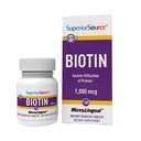 Sursa superioară Biotin 1000 mcg. Sub tongue rapid dizolva comprimate microlinguale, 100 Conte, sprijină părul sănătos, piele, și creșterea unghiilor, ajută la susținerea metabolismului energetic, non-GMO