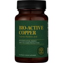 Global Vindecare Bio-Active Supliment de cupru Cu1 - Acid azotic Cupru ajută corp dezintoxicare din interiorul - Suporturi Sistemul imunitar și celule roșii din sânge - Niacin Vitamina B3 Cupru Chelated - 30 capsule
