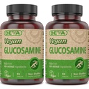 DEVA Vegan Glucosamine 90 Tabs (Pachet de 2)
