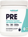 Nutricost Praf de gimnastică pentru femei, zmeură albastră, 30 Serviri