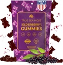 TrueSeaMoss Sea Moss Elderberry Gummies pentru adulți și copii 