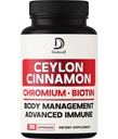 Capsule cu scorţişoară 13in1 Ceylon - 200 capsule cu picolinat de crom, Biotin, Seminte de struguri, Elderberry & More