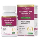 Probiotice vaginale pentru femei pH echilibru cu prebiotice - 60 Miliarde CFU pentru Odor, Drojdie & Digestion - Cranberry pentru tractul urinar și echilibru hormonal - Vegan & non-GMO 90 Capsule