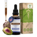 Secretele Tribului Anghinare Tinctură Extract lichid fără alcool, Anghinare (Cynara scolymus) Frunză uscată (2 FL OZ)