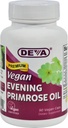 Deva Vegan seara Primrose ulei - nerafinat - presat rece - gluten gratuit - 90 capsule Vegan (Pachetul din 2)
