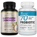 Baza naturală Glucosamină Chondroitin + Probiotice 70 Miliarde CFU