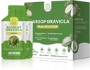 Soursop Graviola Lichid oral 10 FL.OZ, Soursop Bitters băutură pentru femei și bărbați, extract de fructe proaspete Graviola pentru celule* Regenerare, suport imun și antioxidant, aroma Ananas