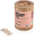 Wellnest. Magazin Turkey Tail Organic Mushroom (Extract Trametes) 200 Veggie Caps - Supplement de sprijin imun; Promovează creșterea bacteriilor benefice în Gut + Boosts Energy