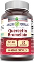 Uimitoare Nutriţie Querbetin 800 Mg cu Bromelain 165 Mg Veggie Capsule Supliment 