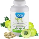 O planetă Nano Nutriţie Amla 500 mg Capsule Veggie (120 Servings), Amla Extract de fructe, High in Vitamina C pentru producţia de colagen & Immune Support, Non-GMO, Vegan, Gluten-Free