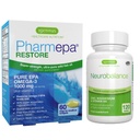 Igennus Pharmepa Recuperează EPA + Neuroechilibrare Zinc, Magneziu & Vitamina B6 Mood Health Bundle for Attention & Focus