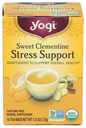 Yogi Ceai organic dulce Clementine suport de stres, 16 Conte