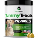 Probiotice pentru câini Digestive sănătate - Probiotice câine și enzime digestive - Alergie ajutor pentru câini - Probiotic pentru câini cu gust de sănătate - catelus Probiotice Tummy tratează - 120 câini Probiotice Chews