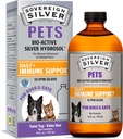 Sovereign Silver Pets Immune Support - Silver coloidal, Bio-Active Silver Hydrosol, pentru câini și pisici, 10 ppm, lichid Twist Top, 16 Fl Oz, (473 ml)