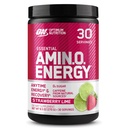 Optimum Nutrition Amino Energy - Pre Workout cu ceai verde, BCAA, Amino Acids, Keto Friendly, Green Coffee Extract, Energetic Powder - Căpșuni, 30 Serviri (Packing May Vary)