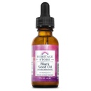 HERITAGE magazin Black Seed Oil w/ 3% Thymochinone, Omega 6 9 - Nigella Sativa Lichid ulei, rece presat de semințe negre, articulații, Digestion și suport imun, Vegan, 60- Day Guarantee, 30 Serv, 1 fl oz