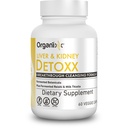 Organixx Rinichi și suport hepatic Curățați Suplimentul, Milk Thistle Reishi Herbal Formula pentru Sănătate Digestivă, Rinichi și Sănătatea Ficatului, Sleep & Energy Support, Gluten Free, Non OMG, 60 Capsule vegetariene