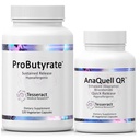 Tesseract Medical Research ProButyrate Gut Health Supplement, Butyric Acid Complex & AnaQuell QR, Stres Relief & Mood Supplement