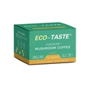 ECO-TASTE Mushroom Coffee Mix, Proiectat pentru Gut-Health cu Chaga, Lion's Mane, Turcia Coada, Yacon și Probiotics 12 Sachete