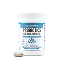 Probiotice naturaleWise 60 Miliarde CFU - 17 Tulpini + Prebiotice organice - Suport Immun, Digestive & Gut Health pentru Femei & Bărbați - Vegetarian, Gluten-Free, Non-GMO - 30 Capsule