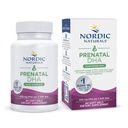 Nordic Naturals Vegan Prenatal DHA, Nearomat - 60 Geluri Soft - 500 mg Plant-Based DHA - Sprijină Dezvoltarea creierului la copii și sarcină sănătoasă - Non-GMO - 30 Servings